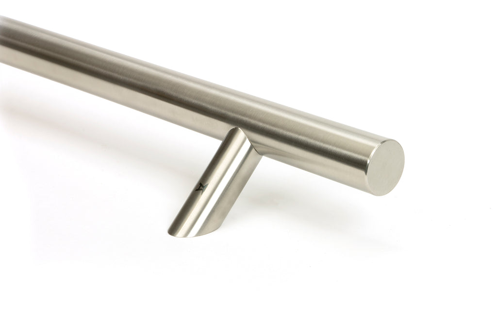 White background image of From The Anvil's Satin Marine SS (316) Offset T Bar Handle Bolt Fix 32mm dia | From The Anvil