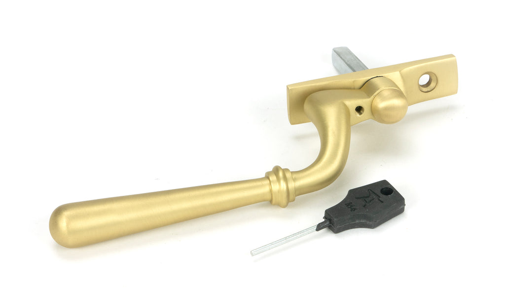 White background image of From The Anvil's Satin Brass Newbury Espag | From The Anvil