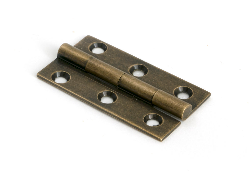 White background image of From The Anvil's Burnished Brass 2" Butt Hinge (pair)