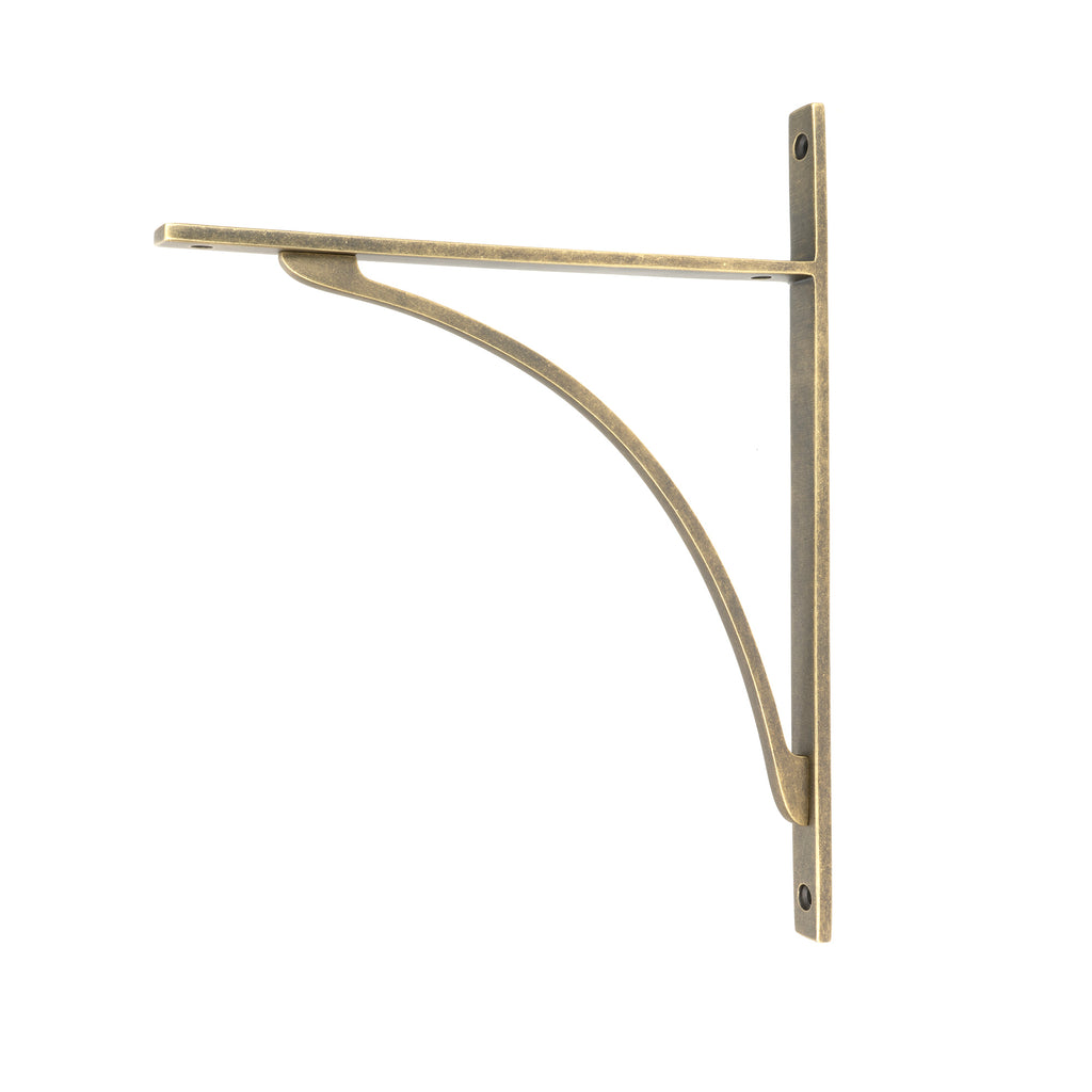 From The Anvil's Burnished Brass Apperley Shelf Bracket