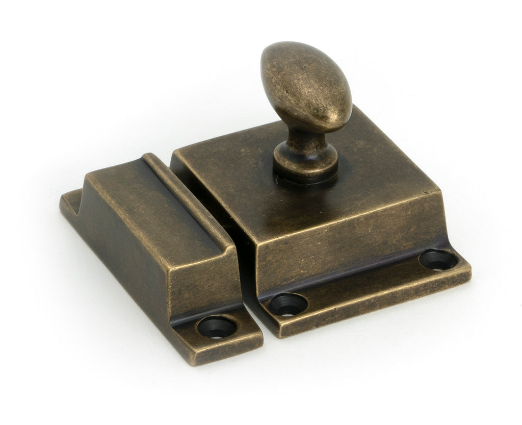 White background image of From The Anvil's Burnished Brass Cabinet Latch | From The Anvil