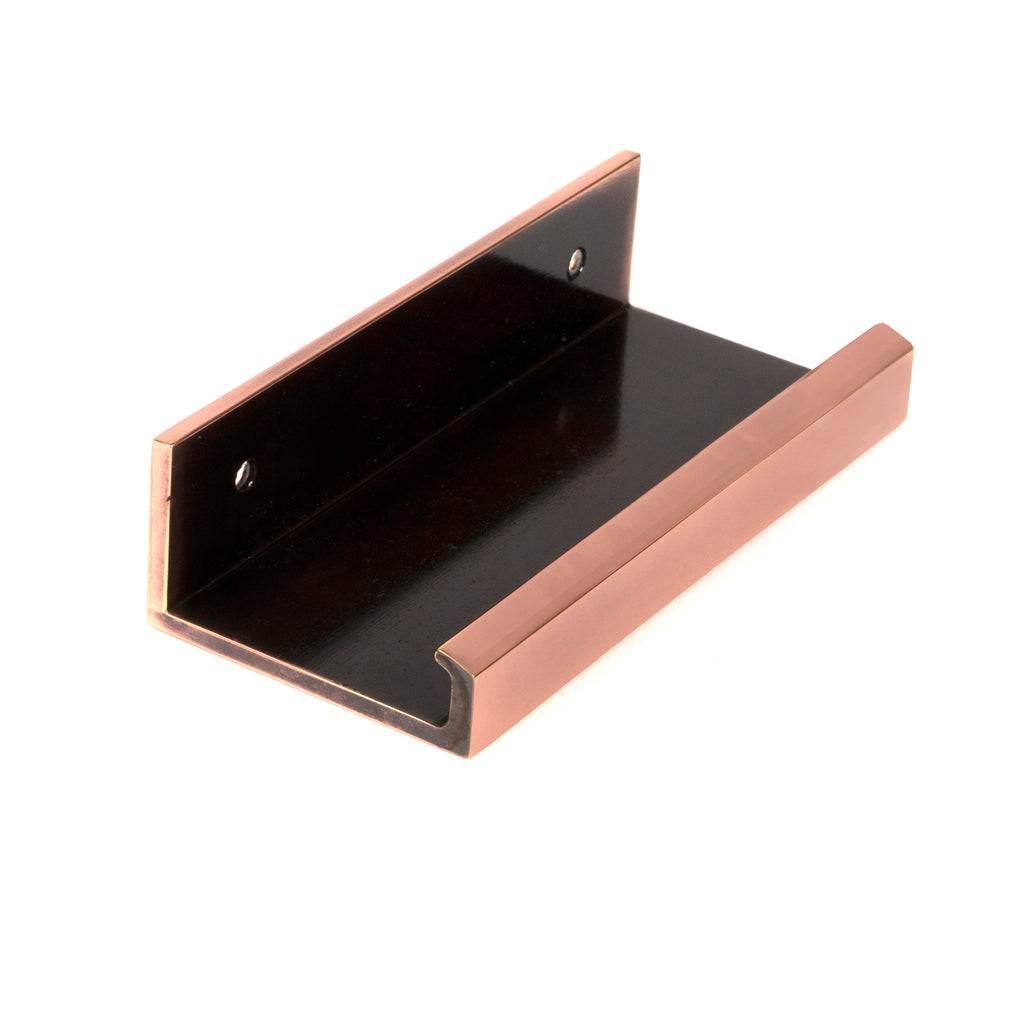 White background image of From The Anvil's Polished Bronze Plain Edge Pull | From The Anvil