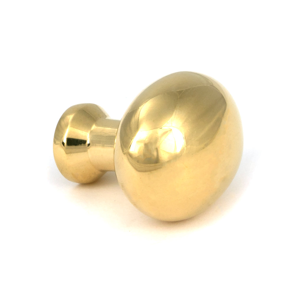 White background image of From The Anvil's Aged Brass Moore Cabinet Knob - 32mm