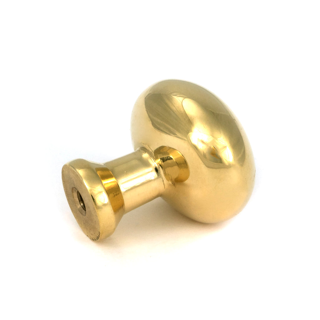 White background image of From The Anvil's Aged Brass Moore Cabinet Knob - 32mm