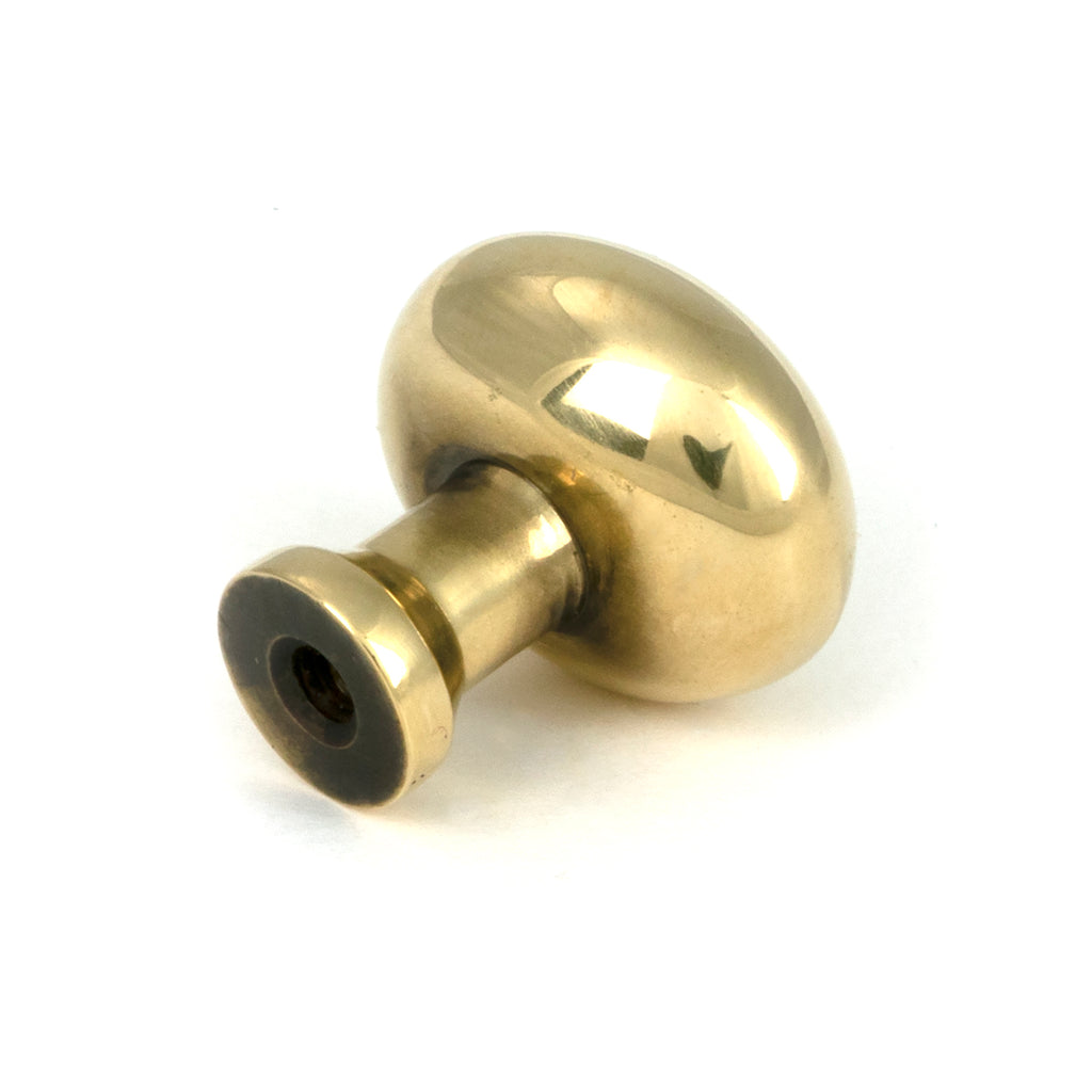 White background image of From The Anvil's Aged Brass Moore Cabinet Knob - 25mm