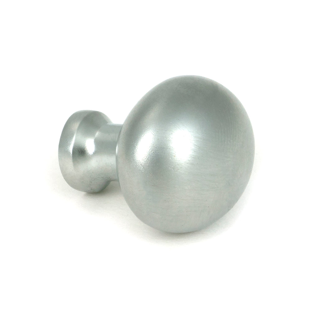 White background image of From The Anvil's Satin Chrome Moore Cabinet Knob - 25mm