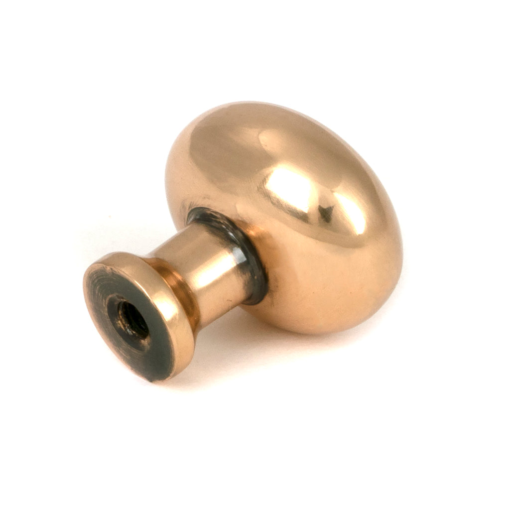 White background image of From The Anvil's Polished Bronze Moore Cabinet Knob - 25mm