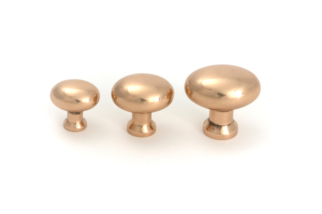 White background image of From The Anvil's Polished Bronze Moore Cabinet Knob - 25mm