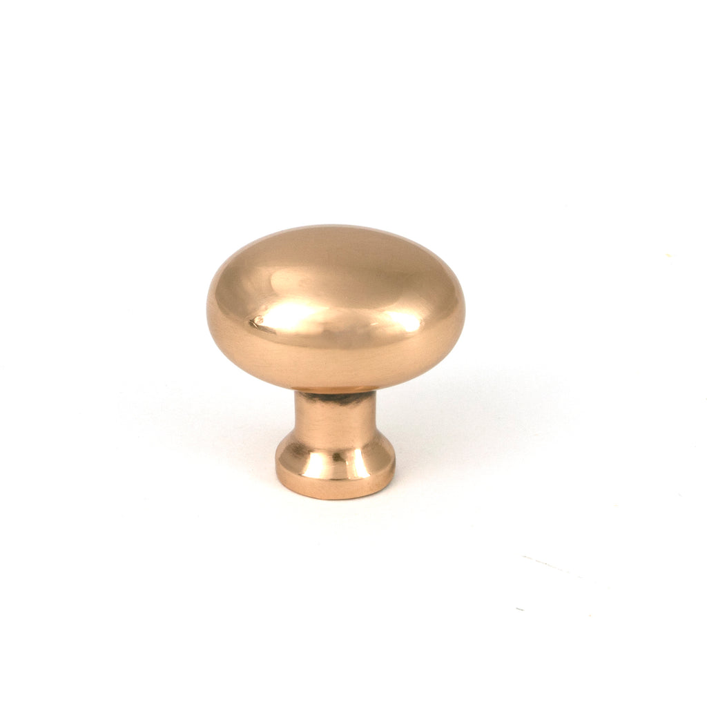 White background image of From The Anvil's Polished Bronze Moore Cabinet Knob - 25mm