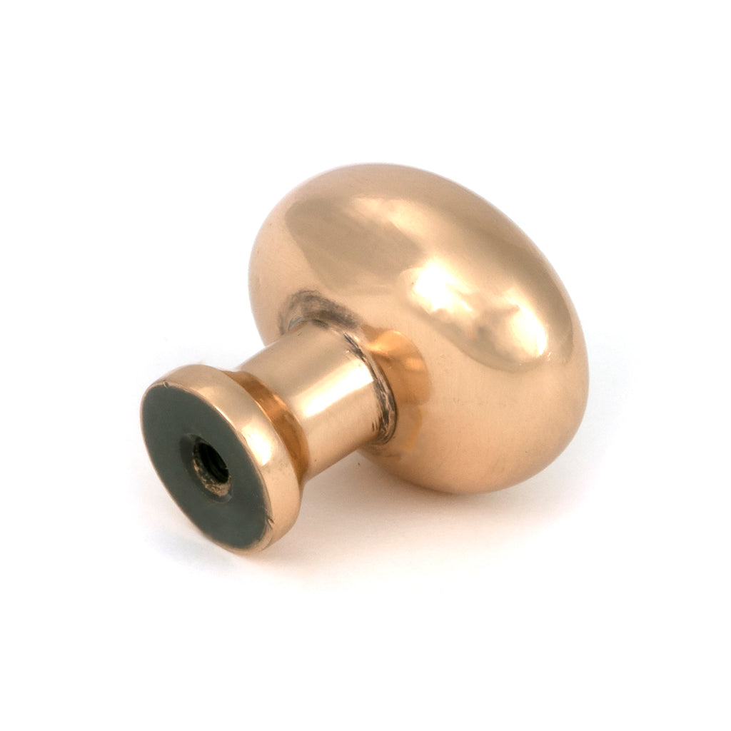 White background image of From The Anvil's Satin Brass Moore Cabinet Knob - 32mm