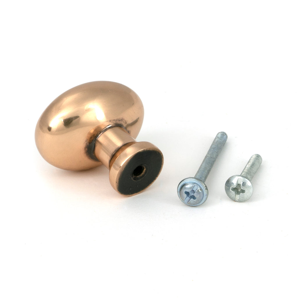 White background image of From The Anvil's Polished Bronze Moore Cabinet Knob - 38mm