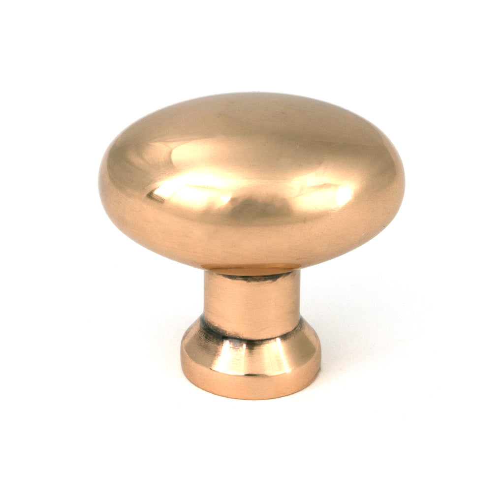 White background image of From The Anvil's Polished Bronze Moore Cabinet Knob - 38mm