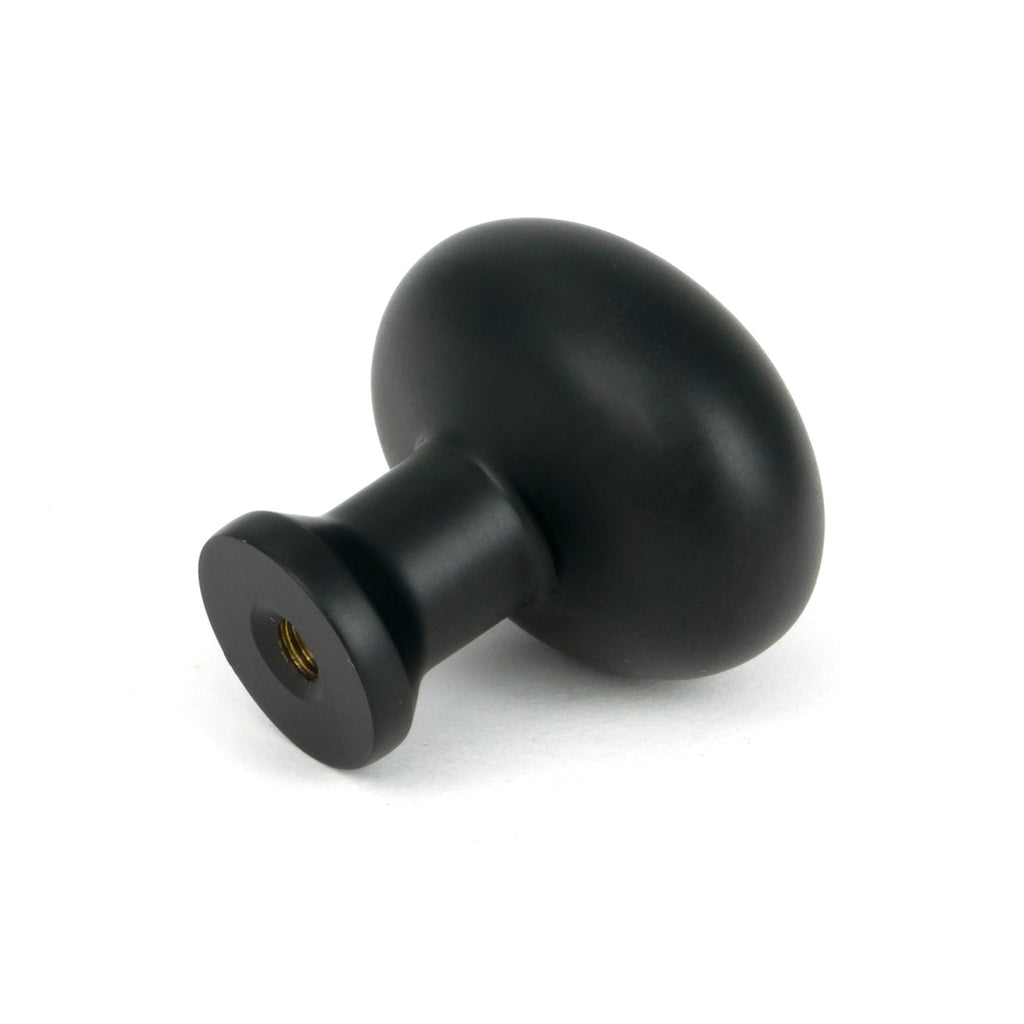 White background image of From The Anvil's Satin Chrome Moore Cabinet Knob - 32mm