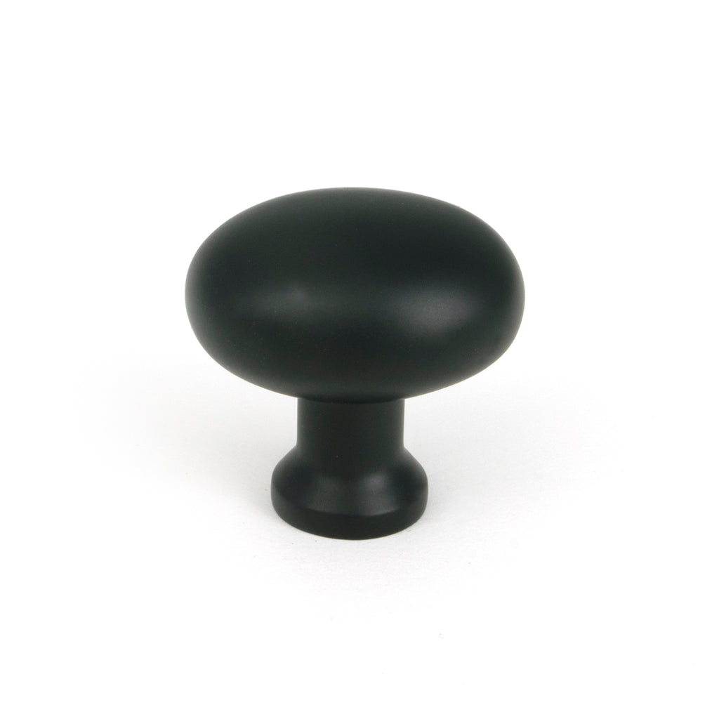 White background image of From The Anvil's Satin Chrome Moore Cabinet Knob - 32mm