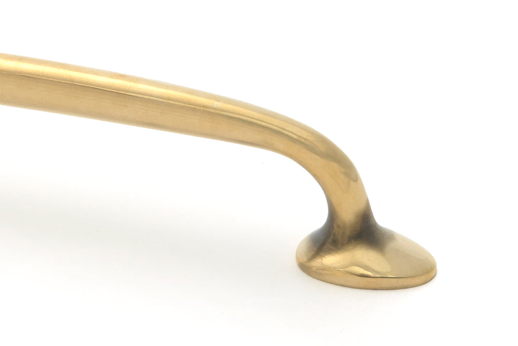 White background image of From The Anvil's Aged Brass Moore Pull Handle - Medium