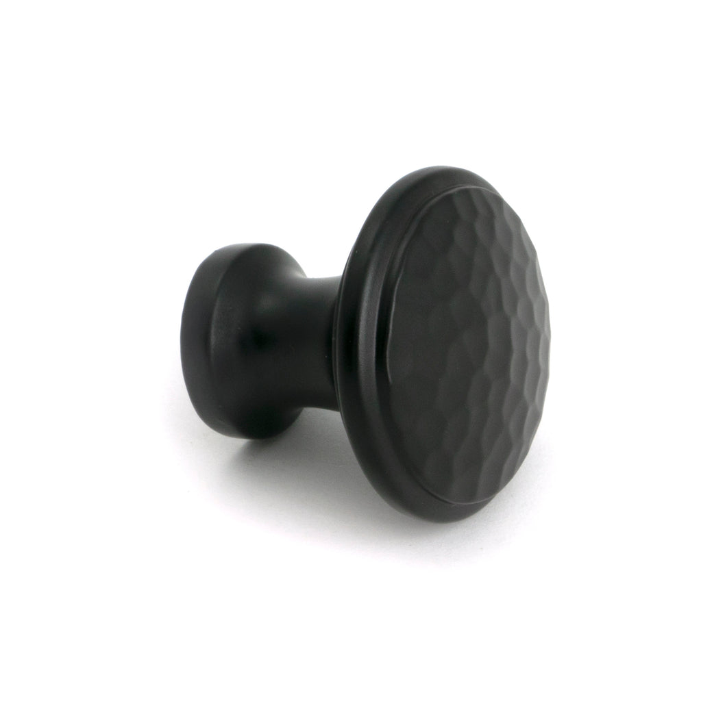 White background image of From The Anvil's Aged Bronze Hammered Cabinet Knob - Medium