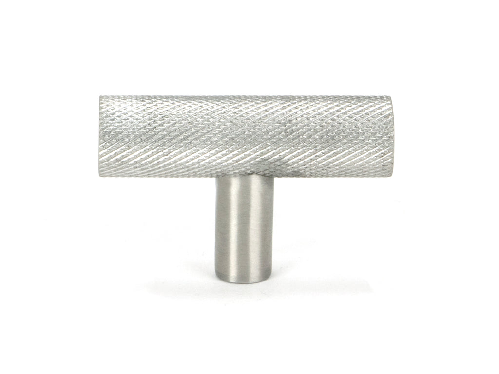 White background image of From The Anvil's Satin Stainless Steel Brompton T-Bar | From The Anvil