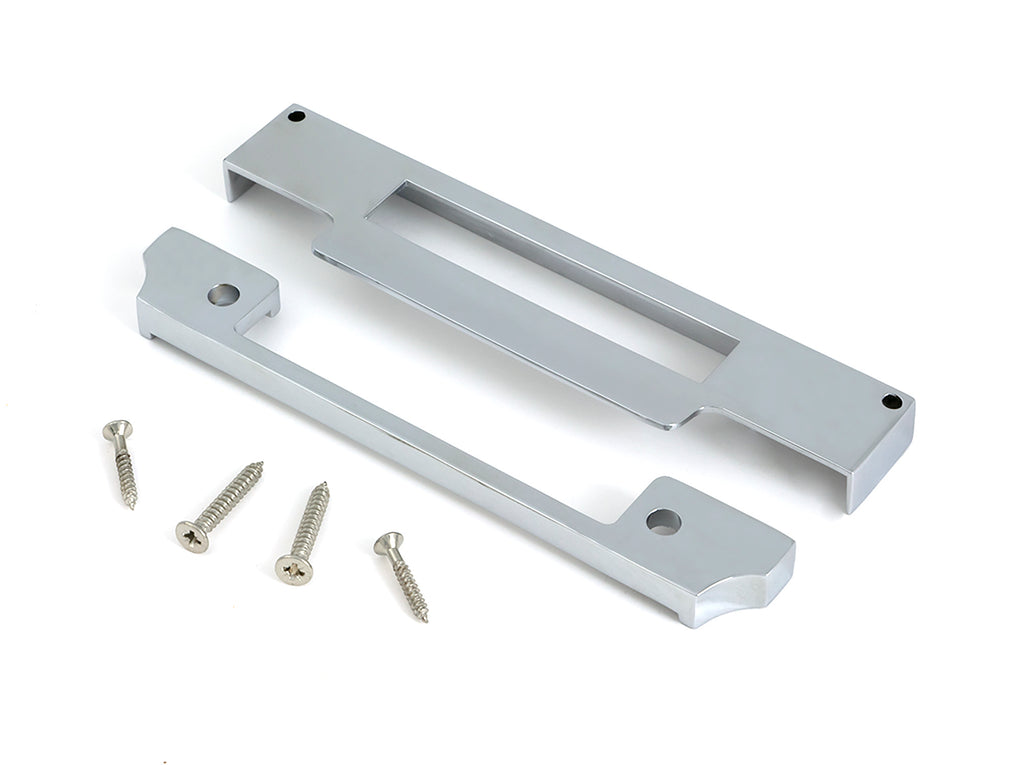 White background image of From The Anvil's Polished SS ½" Rebate Kit for Sash Lock & Euro Sash Lock