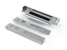 From The Anvil's Polished Stainless Steel ½" Rebate Kit for Euro Sash Lock