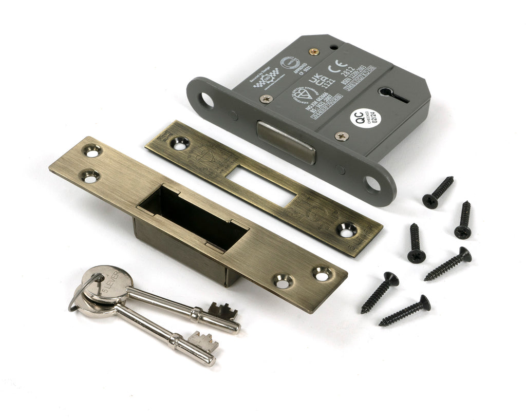 White background image of From The Anvil's BS 5 Lever Deadlock KA | From The Anvil