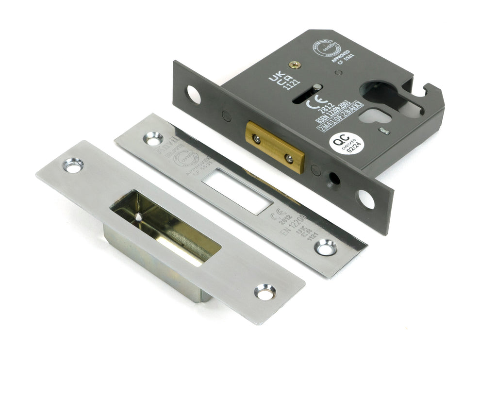 From The Anvil's Polished Stainless Steel Euro Profile Deadlock