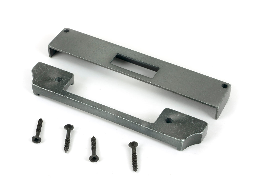 White background image of From The Anvil's Pewter ½" Rebate Kit for Dead Lock & Euro Dead Lock