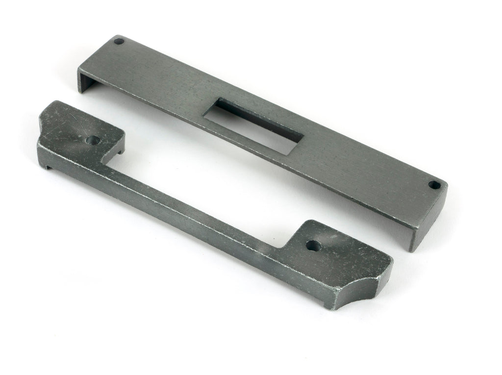 White background image of From The Anvil's Pewter ½" Rebate Kit for Dead Lock & Euro Dead Lock