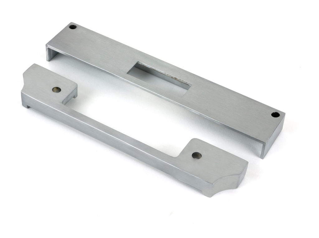 White background image of From The Anvil's Satin Chrome ½" Rebate Kit for Dead Lock & Euro Dead Lock