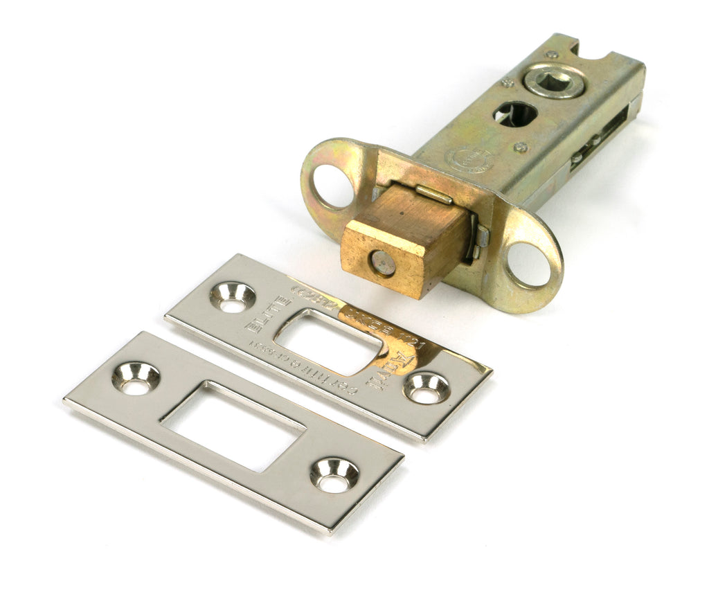 White background image of From The Anvil's Polished Nickel Heavy Duty Tubular Deadbolt