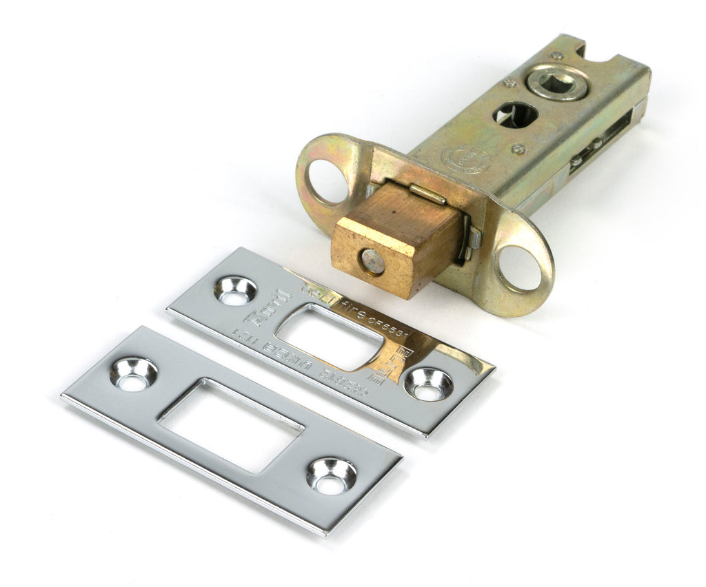 White background image of From The Anvil's Polished Chrome Heavy Duty Tubular Deadbolt