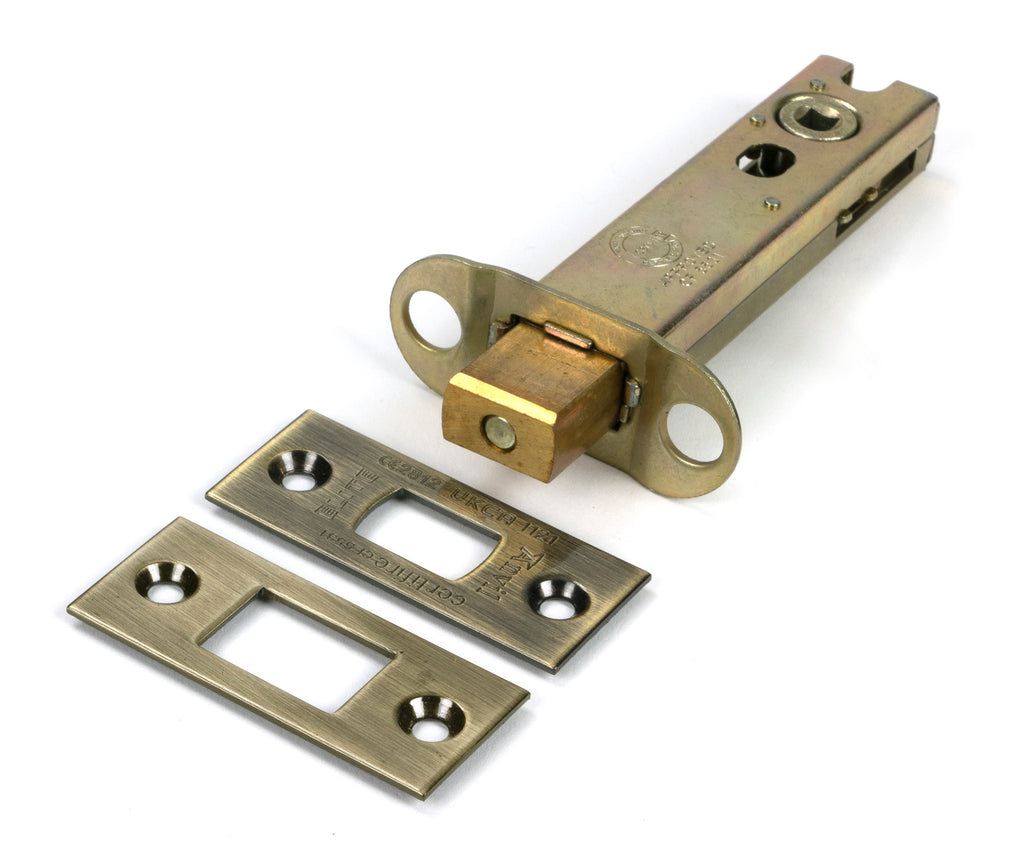 From The Anvil's Aged Brass Heavy Duty Tubular Deadbolt