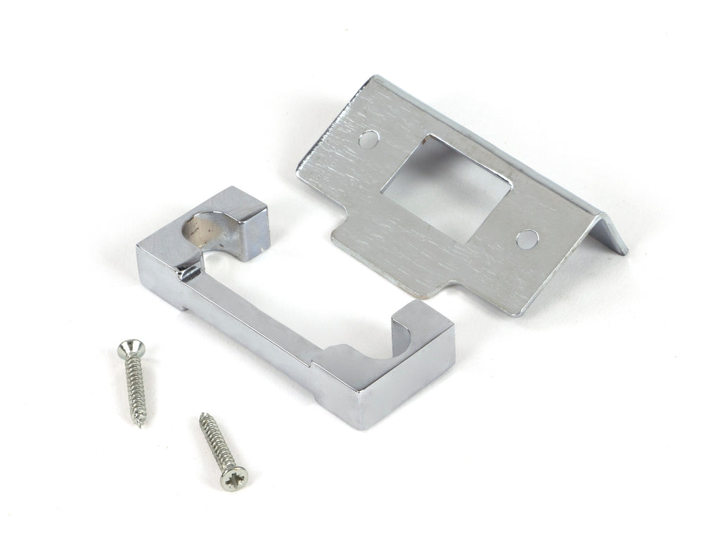 White background image of From The Anvil's Polished Chrome ½" Rebate Kit for Deadbolt