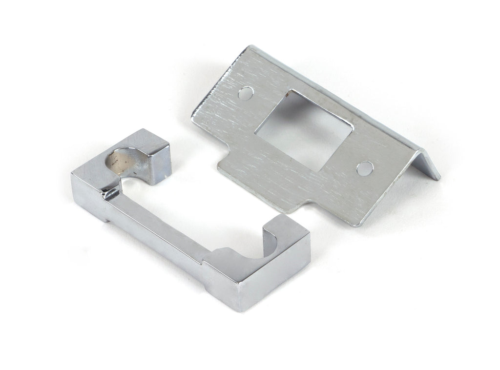 White background image of From The Anvil's Polished Chrome ½" Rebate Kit for Deadbolt