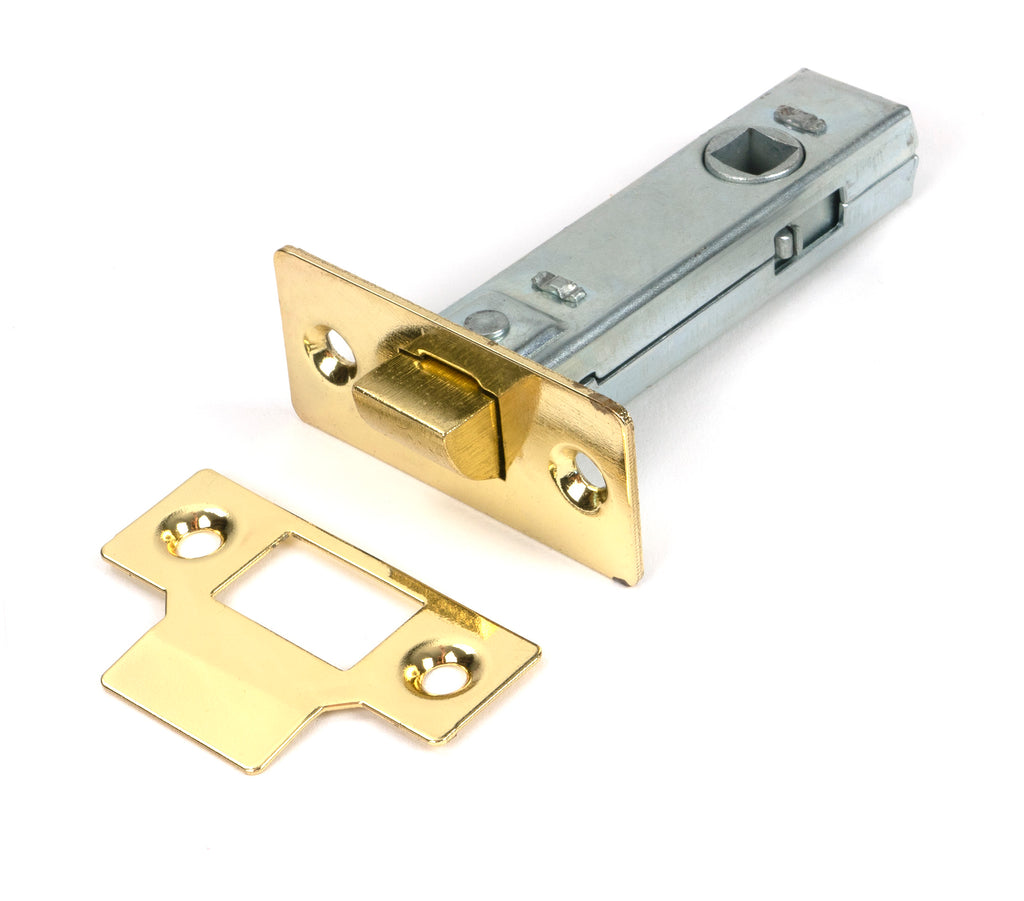 From The Anvil's Polished Brass Tubular Mortice Latch