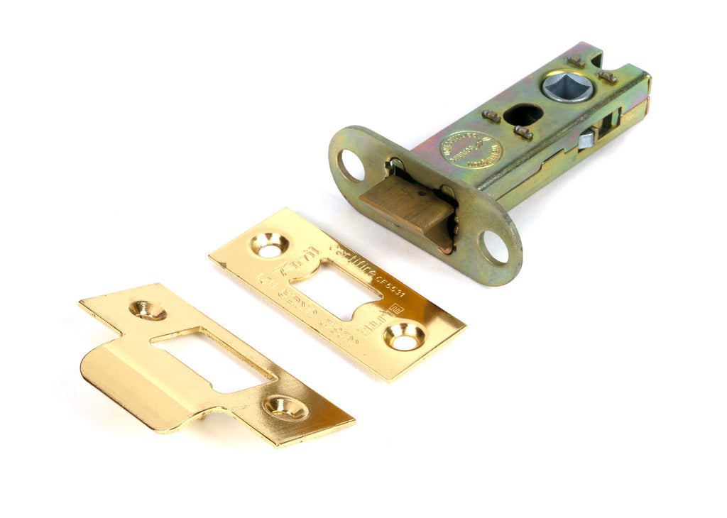 From The Anvil's Polished Brass Heavy Duty Latch