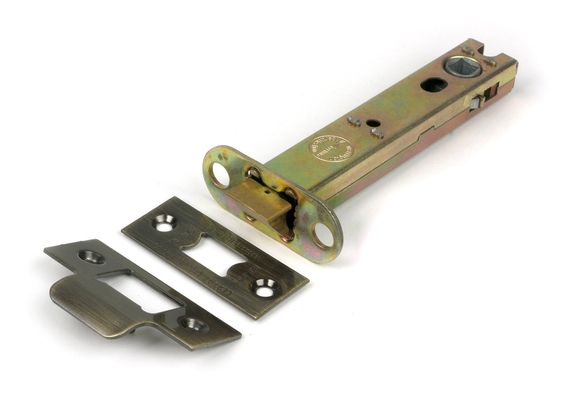 From The Anvil's Aged Brass Heavy Duty Latch