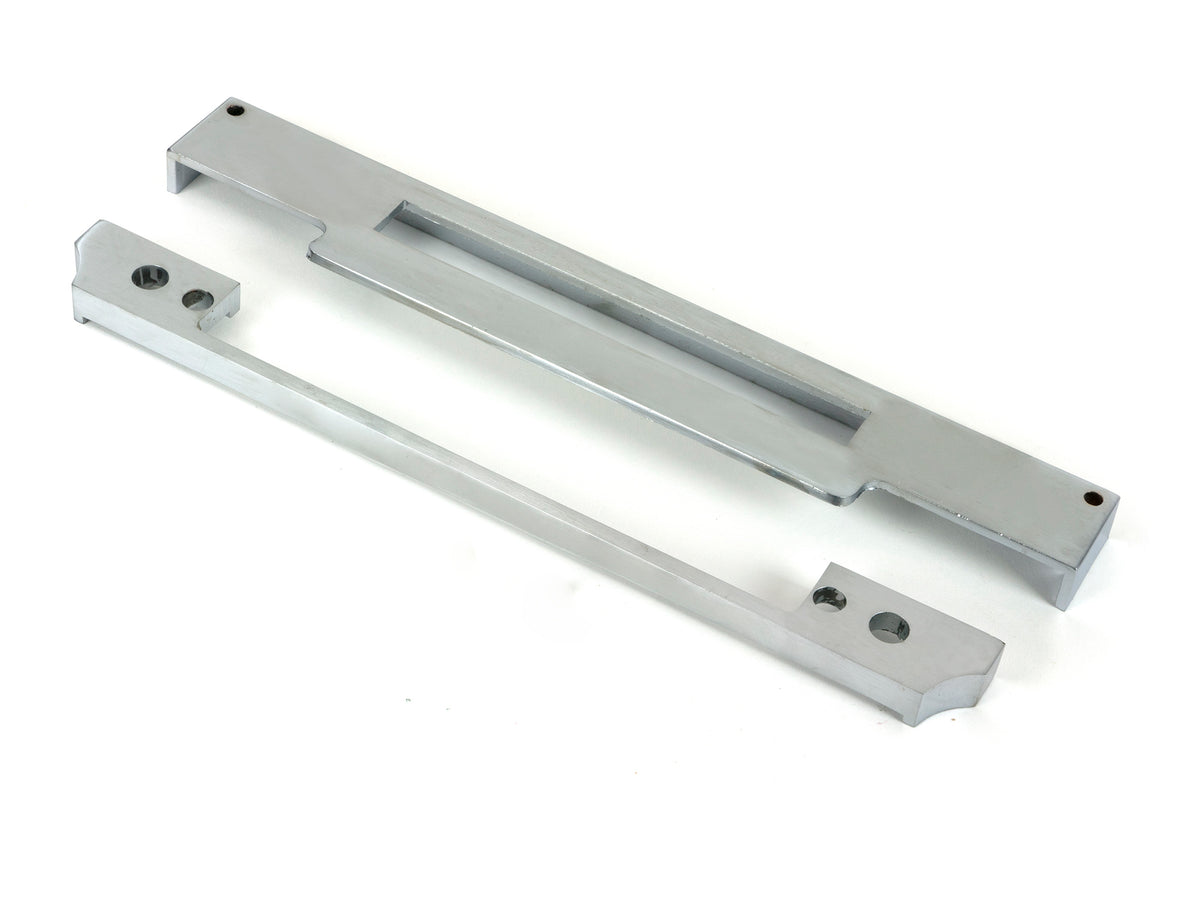 From The Anvil's Satin Chrome ½" Rebate Kit for Euro Din Sash Lock