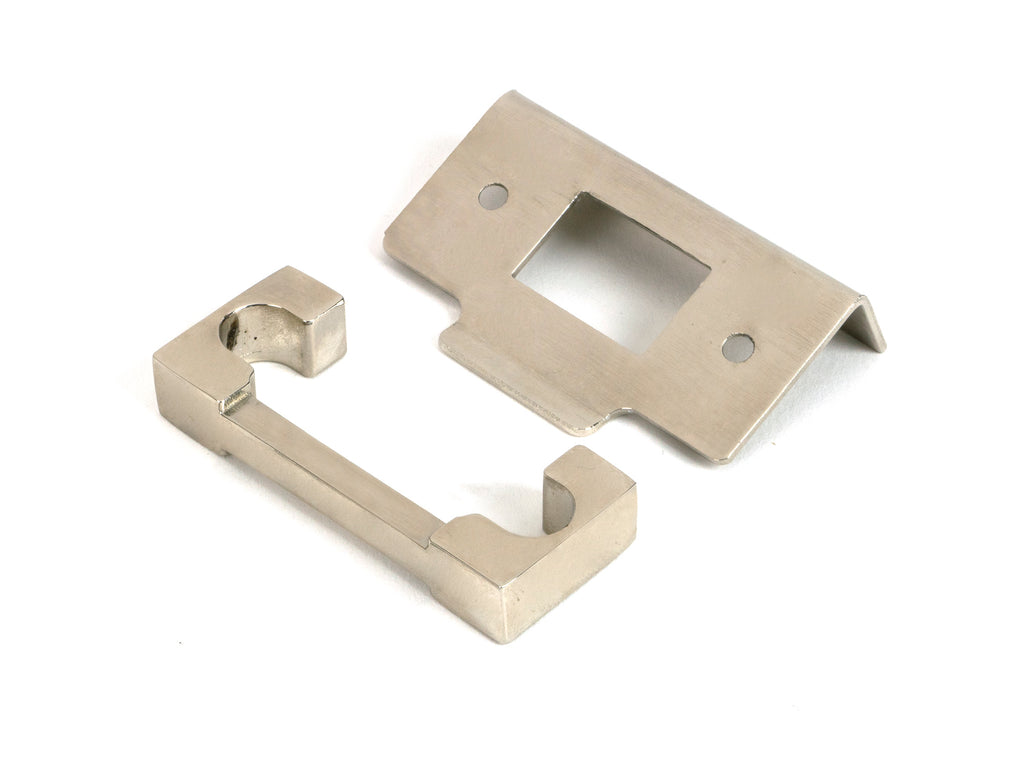 White background image of From The Anvil's Polished Nickel ½" Rebate Kit for Heavy Duty Latch