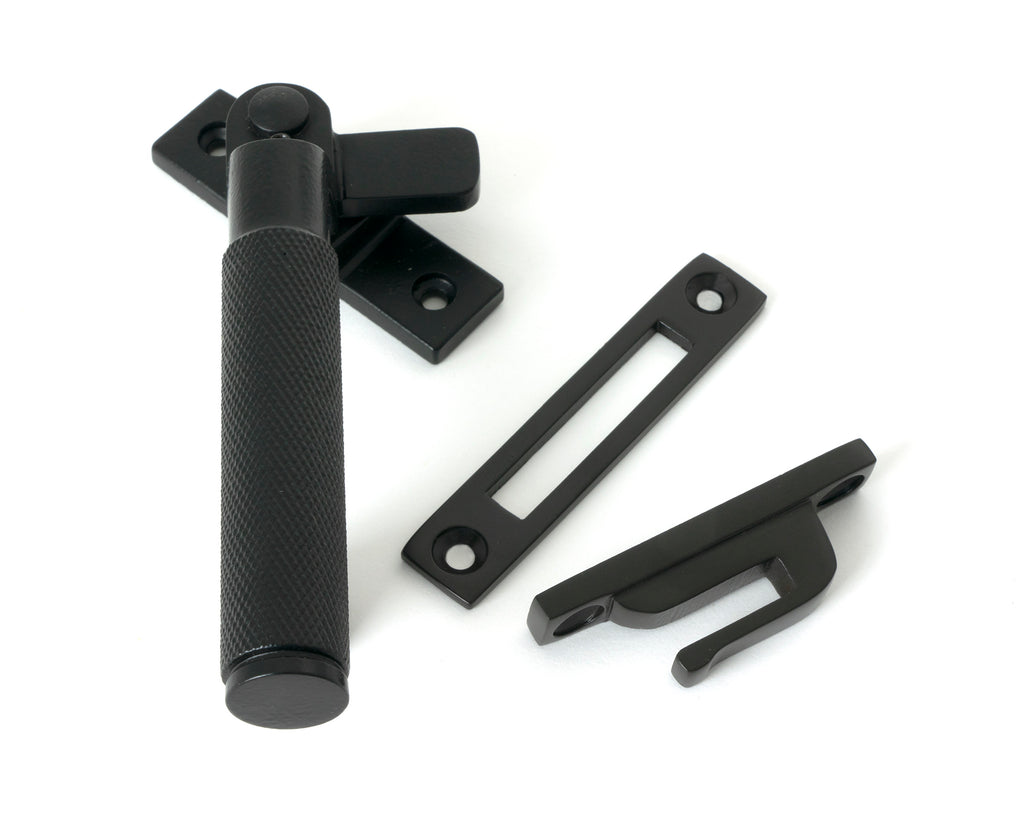 White background image of From The Anvil's Matt Black Locking Brompton Fastener - LH