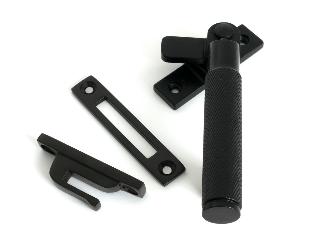 White background image of From The Anvil's Matt Black Locking Brompton Fastener - RH