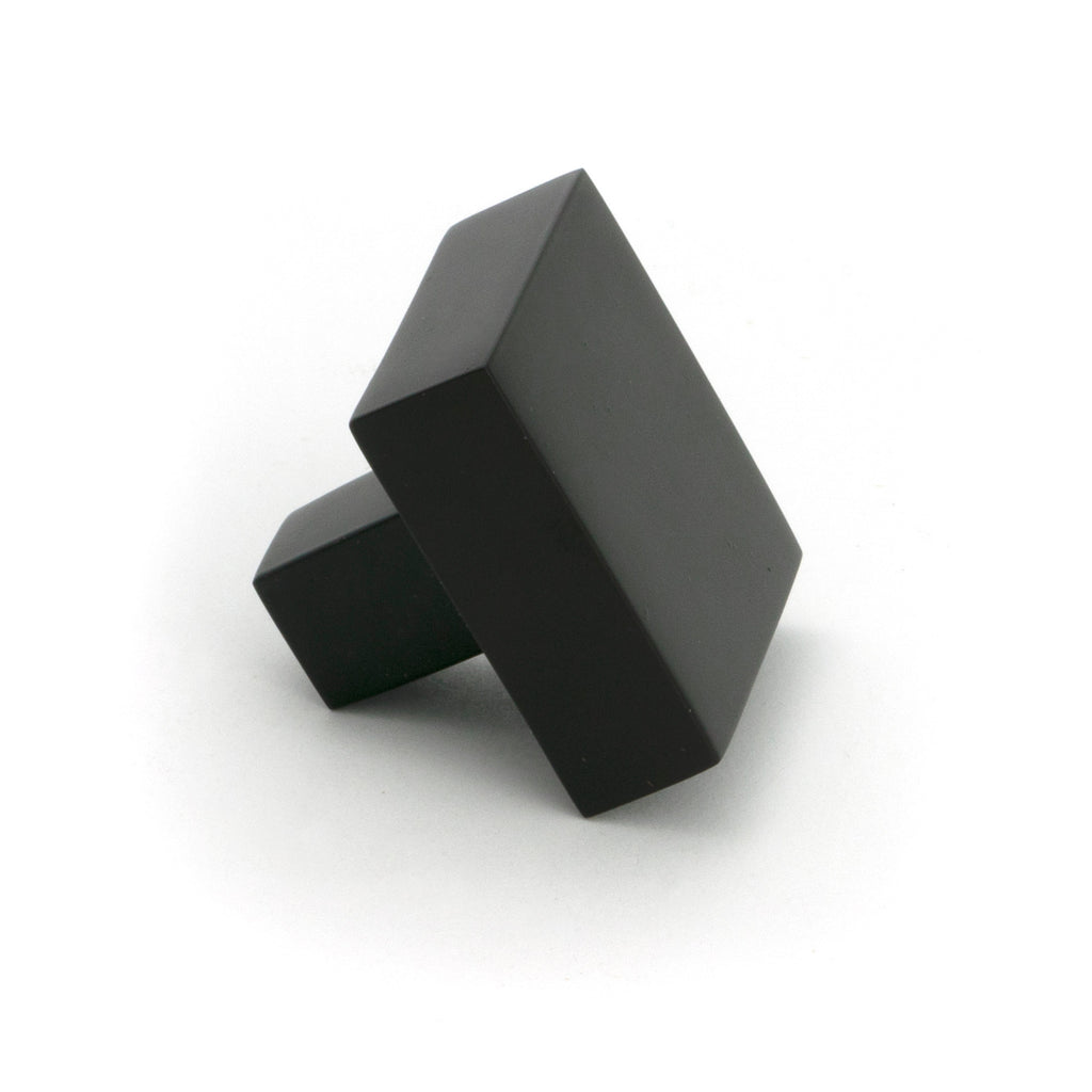 White background image of From The Anvil's Aged Bronze Albers Cabinet Knob - 35mm