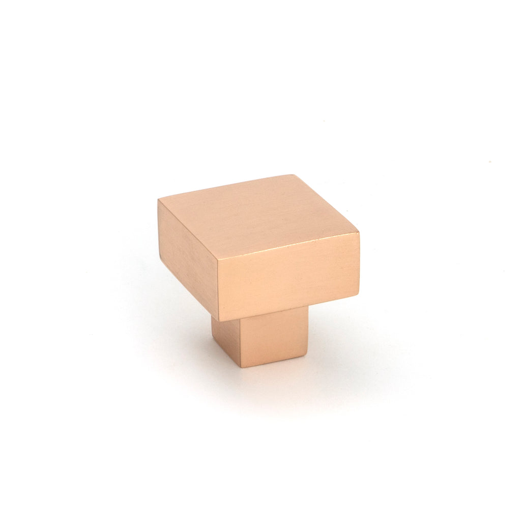 White background image of From The Anvil's Polished Bronze Albers Cabinet Knob - 25mm