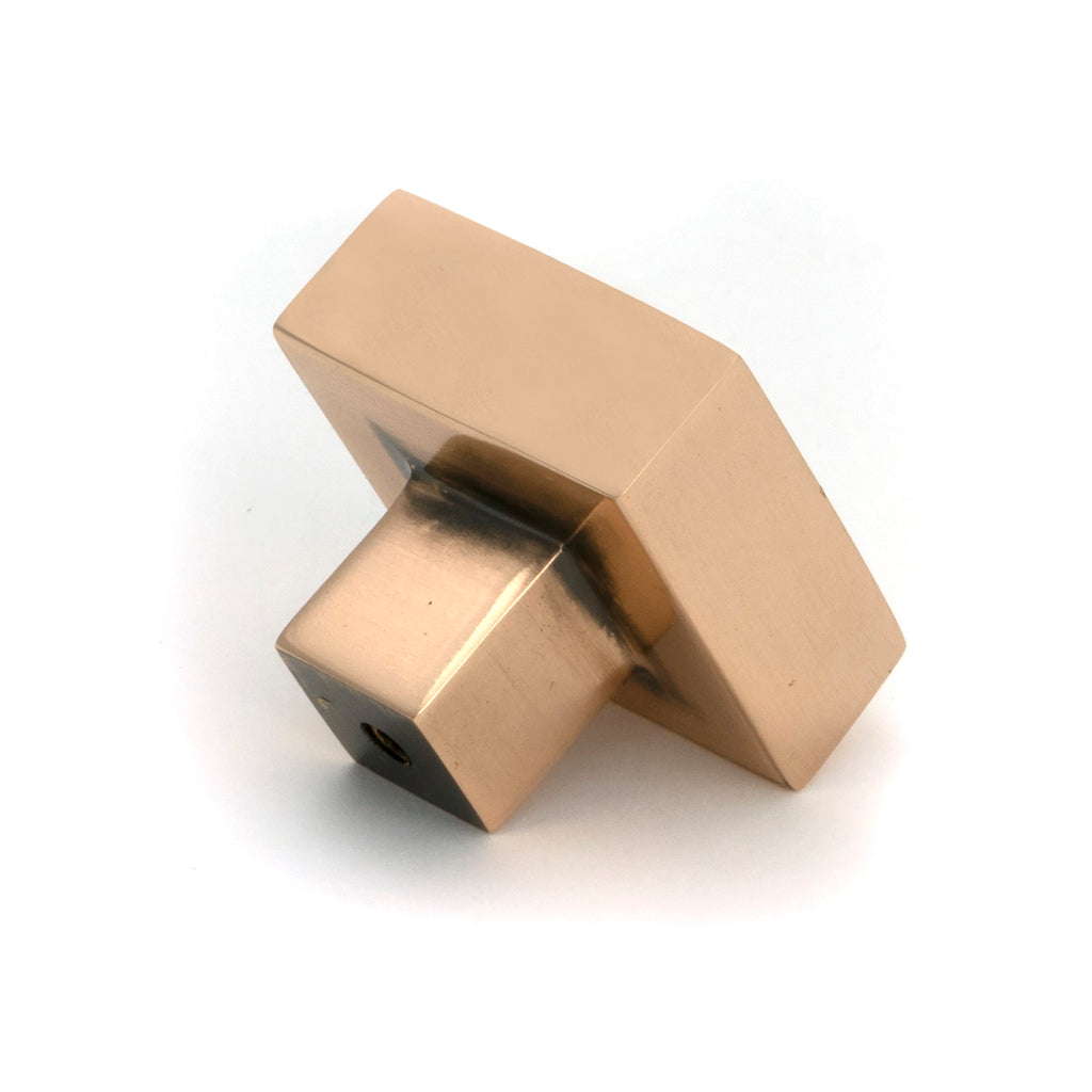 White background image of From The Anvil's Polished Bronze Albers Cabinet Knob - 30mm