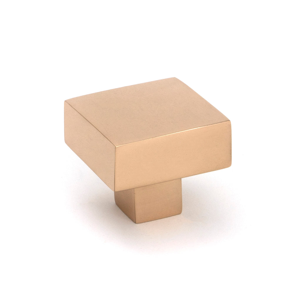 From The Anvil's Polished Bronze Albers Cabinet Knob