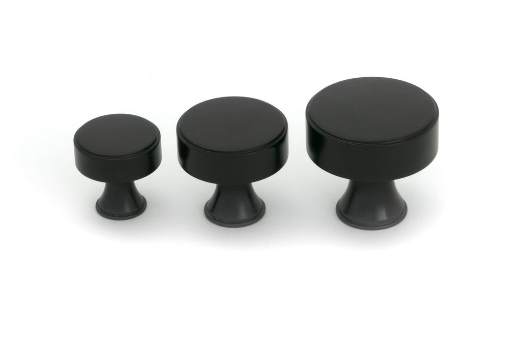 White background image of From The Anvil's Aged Bronze Scully Cabinet Knob - 32mm