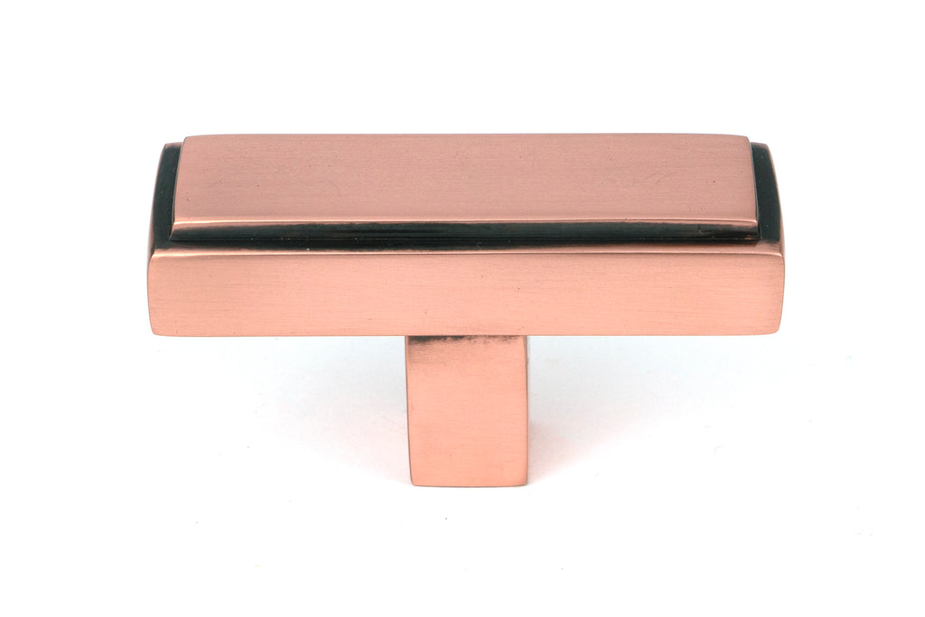 White background image of From The Anvil's Polished Bronze Scully T-Bar