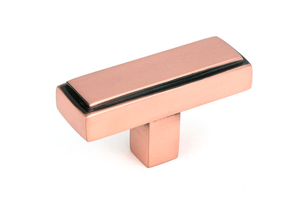 White background image of From The Anvil's Polished Bronze Scully T-Bar