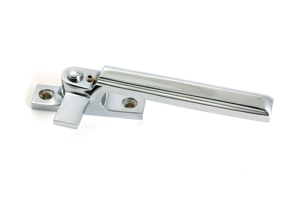 White background image of From The Anvil's Polished Chrome Locking Art Deco Fastener - RH