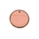 White background image of From The Anvil's Polished Bronze finish swatch