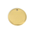 White background image of From The Anvil's Satin Brass finish swatch